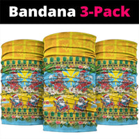 Hawaii Christmas Neck Gaiter Mele Kalikimaka Tropical Vibes LT05 package One Size: 25*50cm Colorful - Polynesian Pride