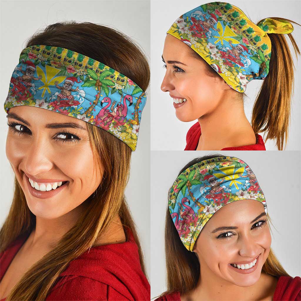 Hawaii Christmas Neck Gaiter Mele Kalikimaka Tropical Vibes LT05 - Polynesian Pride