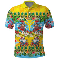 Hawaii Christmas Polo Shirt Mele Kalikimaka Tropical Vibes LT05 Colorful - Polynesian Pride
