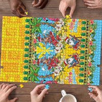 Hawaii Christmas Puzzle Mele Kalikimaka Tropical Vibes LT05 - Polynesian Pride