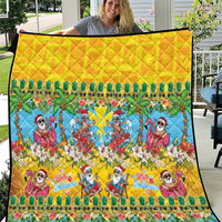 Hawaii Christmas Quilt Mele Kalikimaka Tropical Vibes LT05 Colorful - Polynesian Pride
