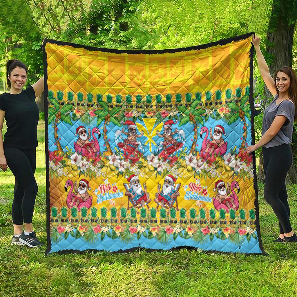 Hawaii Christmas Quilt Mele Kalikimaka Tropical Vibes LT05 - Polynesian Pride