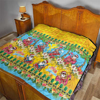 Hawaii Christmas Quilt Mele Kalikimaka Tropical Vibes LT05 - Polynesian Pride