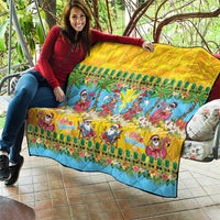 Hawaii Christmas Quilt Mele Kalikimaka Tropical Vibes LT05 - Polynesian Pride