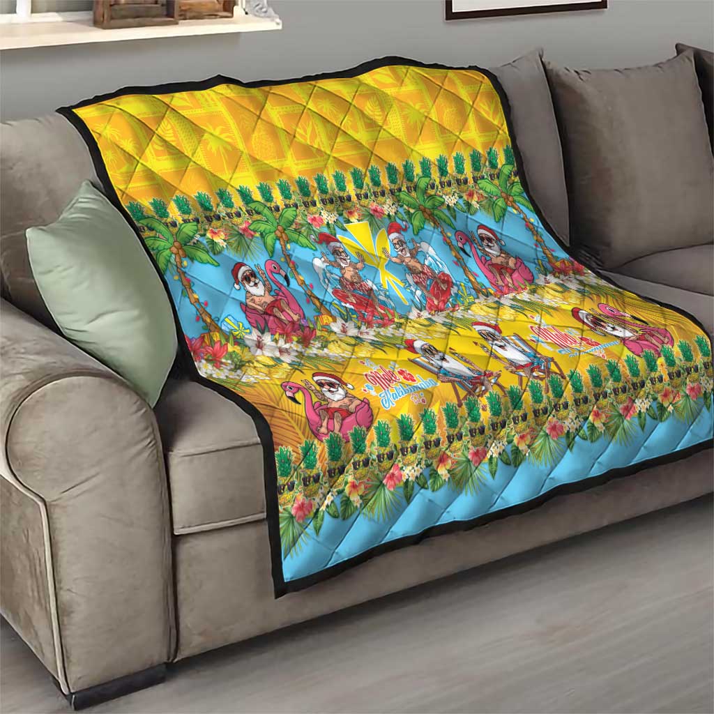 Hawaii Christmas Quilt Mele Kalikimaka Tropical Vibes LT05 - Polynesian Pride