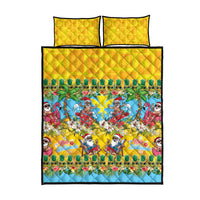 Hawaii Christmas Quilt Bed Set Mele Kalikimaka Tropical Vibes LT05 - Polynesian Pride