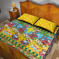 Hawaii Christmas Quilt Bed Set Mele Kalikimaka Tropical Vibes LT05 - Polynesian Pride