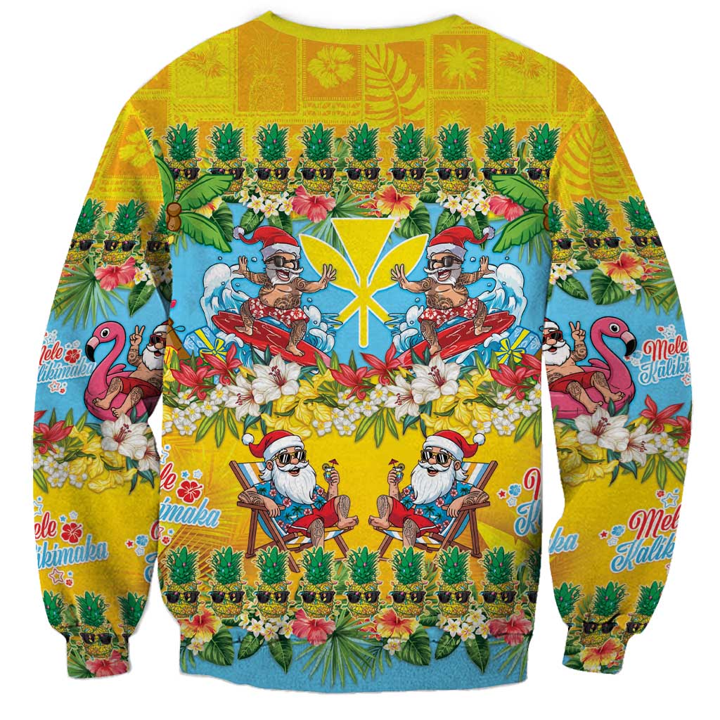 Hawaii Christmas Sweatshirt Mele Kalikimaka Tropical Vibes LT05 - Polynesian Pride