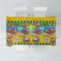 Hawaii Christmas Tablecloth Mele Kalikimaka Tropical Vibes LT05 Colorful - Polynesian Pride