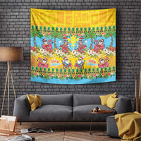Hawaii Christmas Tapestry Mele Kalikimaka Tropical Vibes LT05 Colorful - Polynesian Pride