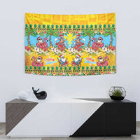 Hawaii Christmas Tapestry Mele Kalikimaka Tropical Vibes LT05 - Polynesian Pride