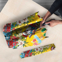 Hawaii Christmas Umbrella Mele Kalikimaka Tropical Vibes LT05 - Polynesian Pride