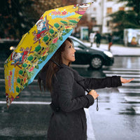 Hawaii Christmas Umbrella Mele Kalikimaka Tropical Vibes LT05 - Polynesian Pride