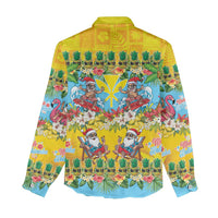 Hawaii Christmas Women Casual Shirt Mele Kalikimaka Tropical Vibes LT05 - Polynesian Pride