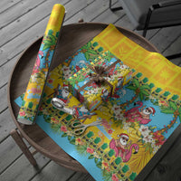 Hawaii Christmas Wrapping Paper Mele Kalikimaka Tropical Vibes LT05 - Polynesian Pride