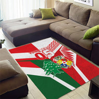 Tonga Lebanon Rugby Custom Area Rug Mate Maa Tonga Cedars Together
