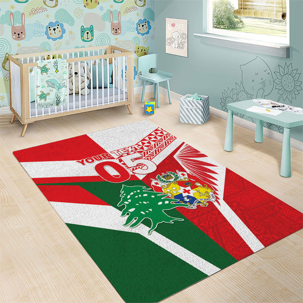 Tonga Lebanon Rugby Custom Area Rug Mate Maa Tonga Cedars Together
