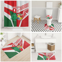 Tonga Lebanon Rugby Custom Bathroom Set Mate Maa Tonga Cedars Together LT05 - Polynesian Pride