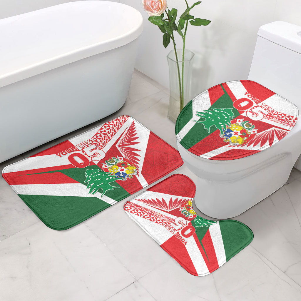 Tonga Lebanon Rugby Custom Bathroom Set Mate Maa Tonga Cedars Together LT05 - Polynesian Pride