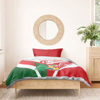 Tonga Lebanon Rugby Custom Bedding Set Mate Maa Tonga Cedars Together