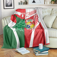 Tonga Lebanon Rugby Custom Blanket Mate Maa Tonga Cedars Together LT05 Multicolor - Polynesian Pride