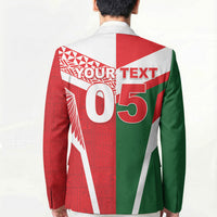 Tonga Lebanon Rugby Custom Blazer Mate Maa Tonga Cedars Together