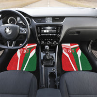 Tonga Lebanon Rugby Custom Car Mats Mate Maa Tonga Cedars Together