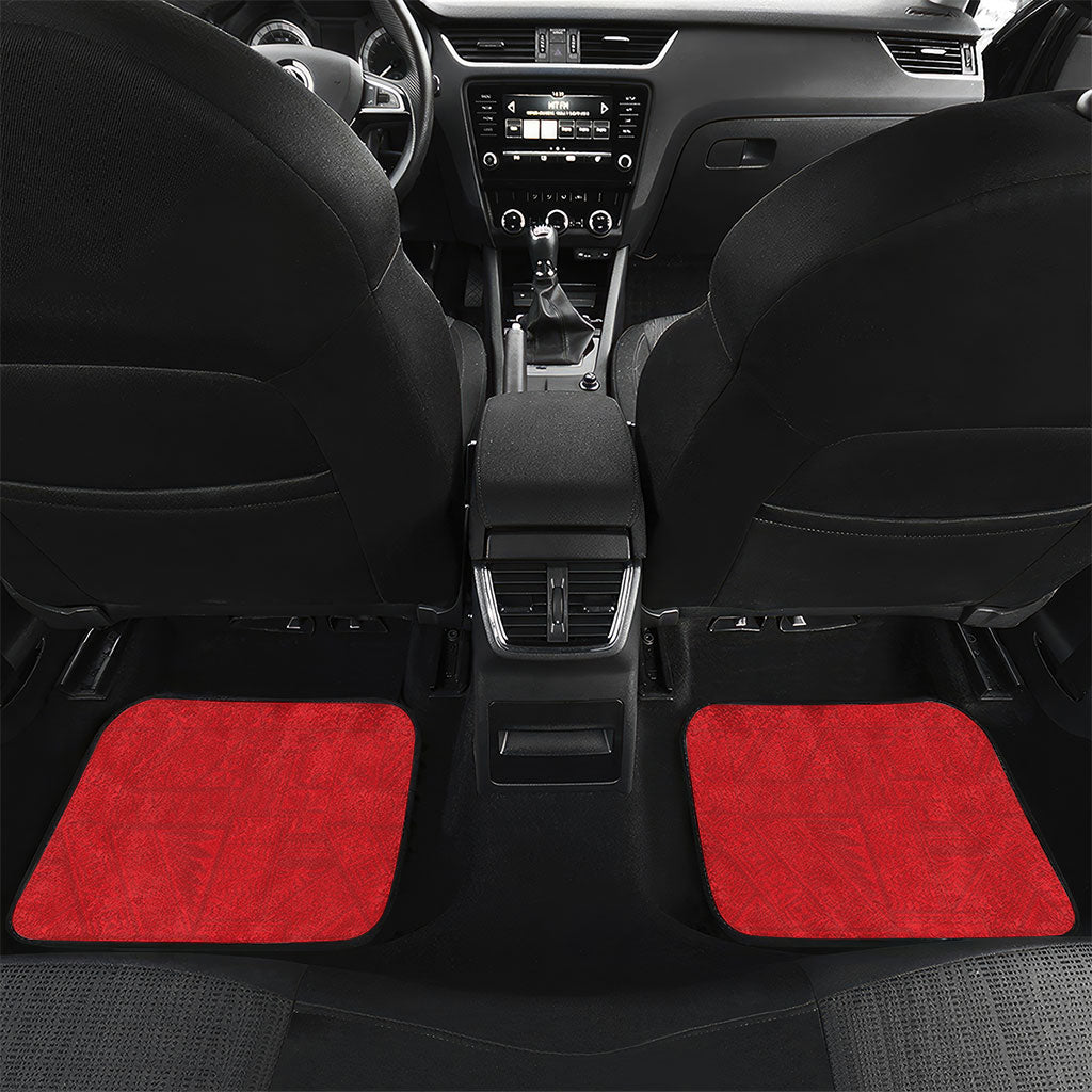 Tonga Lebanon Rugby Custom Car Mats Mate Maa Tonga Cedars Together