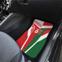 Tonga Lebanon Rugby Custom Car Mats Mate Maa Tonga Cedars Together