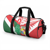 Tonga Lebanon Rugby Custom Duffle Bag Mate Maa Tonga Cedars Together LT05 - Polynesian Pride