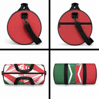 Tonga Lebanon Rugby Custom Duffle Bag Mate Maa Tonga Cedars Together LT05 - Polynesian Pride
