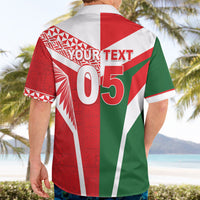 Tonga Lebanon Rugby Custom Hawaiian Shirt Mate Maa Tonga Cedars Together