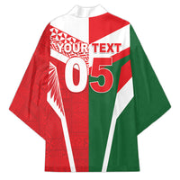 Tonga Lebanon Rugby Custom Kimono Mate Maa Tonga Cedars Together LT05 - Polynesian Pride