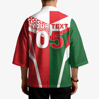 Tonga Lebanon Rugby Custom Kimono Mate Maa Tonga Cedars Together LT05 - Polynesian Pride