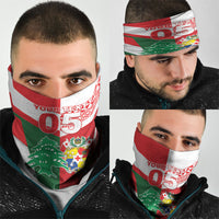 Tonga Lebanon Rugby Custom Neck Gaiter Mate Maa Tonga Cedars Together LT05 - Polynesian Pride