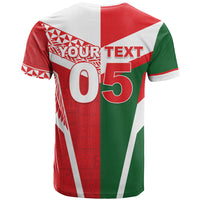 Tonga Lebanon Rugby Custom T Shirt Mate Maa Tonga Cedars Together LT05 - Polynesian Pride