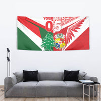 Tonga Lebanon Rugby Custom Tapestry Mate Maa Tonga Cedars Together LT05 - Polynesian Pride