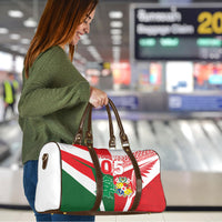 Tonga Lebanon Rugby Custom Travel Bag Mate Maa Tonga Cedars Together LT05 - Polynesian Pride