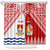 Tonga And Kiribati Shower Curtain Coat Of Arms Polynesian Pattern LT05 Red - Polynesian Pride