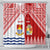 Tonga And Kiribati Shower Curtain Coat Of Arms Polynesian Pattern LT05 - Polynesian Pride