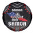 Samoa Black Saturday Spare Tire Cover Samoan Warrior Tribal Pattern