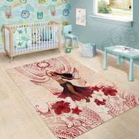 Tahiti Women's Day Area Rug With Polynesian Pattern LT05 - Polynesian Pride