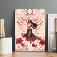 Tahiti Women's Day Canvas Wall Art With Polynesian Pattern LT05 - Polynesian Pride