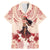 Tahiti Women's Day Family Matching Mermaid Dress and Hawaiian Shirt With Polynesian Pattern LT05 Dad's Shirt - Short Sleeve Beige - Polynesian Pride