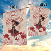Tahiti Women's Day Garden Flag With Polynesian Pattern LT05 - Polynesian Pride
