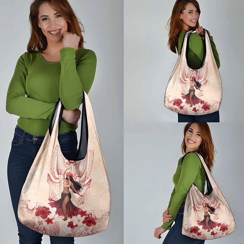 Tahiti Women's Day Grocery Bag With Polynesian Pattern LT05 - Polynesian Pride