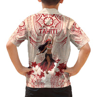 Tahiti Women's Day Kid Hawaiian Shirt With Polynesian Pattern LT05 - Polynesian Pride