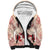 Tahiti Women's Day Sherpa Hoodie With Polynesian Pattern LT05 Unisex Beige - Polynesian Pride