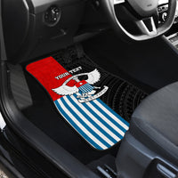Personalised West Papua Car Mats Polynesian Pattern With Coat Of Arms LT05 - Polynesian Pride