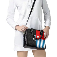 West Papua Shoulder Handbag Polynesian Pattern With Coat Of Arms LT05 - Polynesian Pride